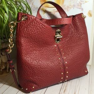 👛 Michael Kors Uptown Astor Studded LG Satchel